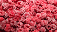 frozen raspberries